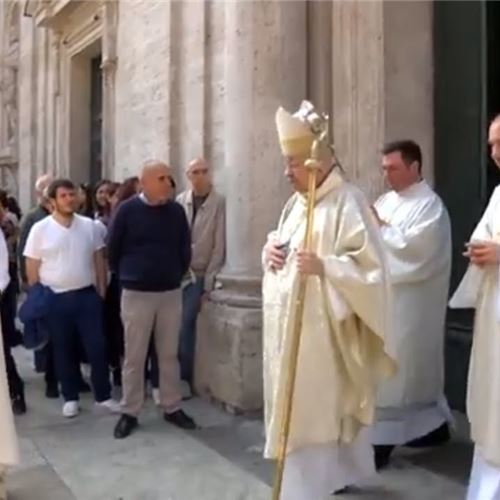 Le Cardinal Vingt-Trois à Rome avec les pères synodaux français